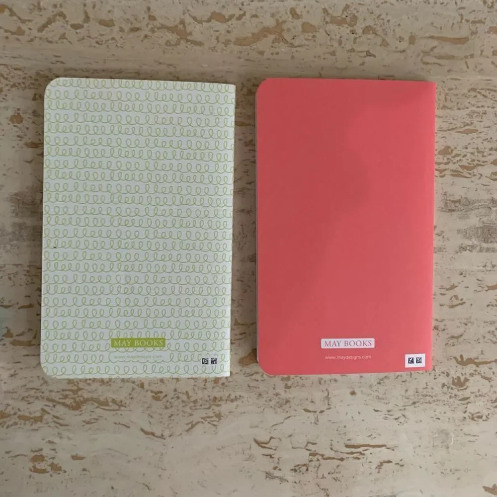 Set of 2 May Designs classic  notebooks